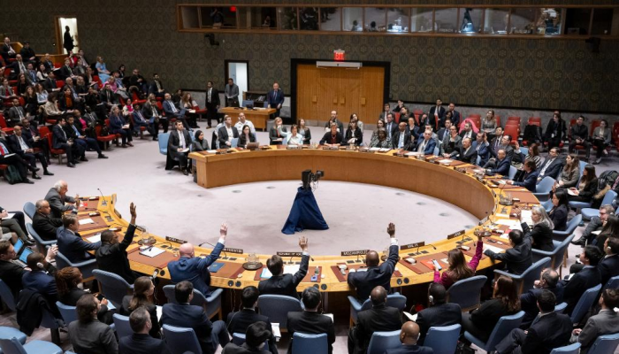 US vetoes Security Council draft resolution demanding humanitarian cease-fire in Gaza