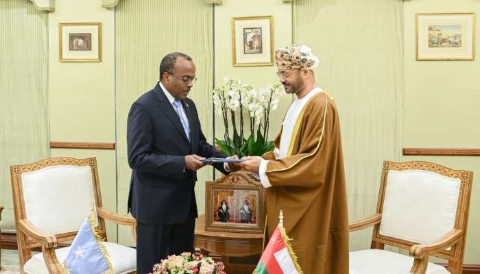 HM the Sultan receives written message from President of Somalia