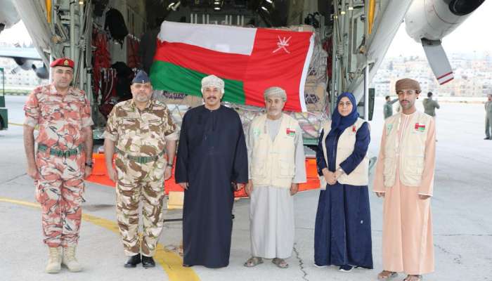 Oman sends third relief aid to Palestinians in Gaza