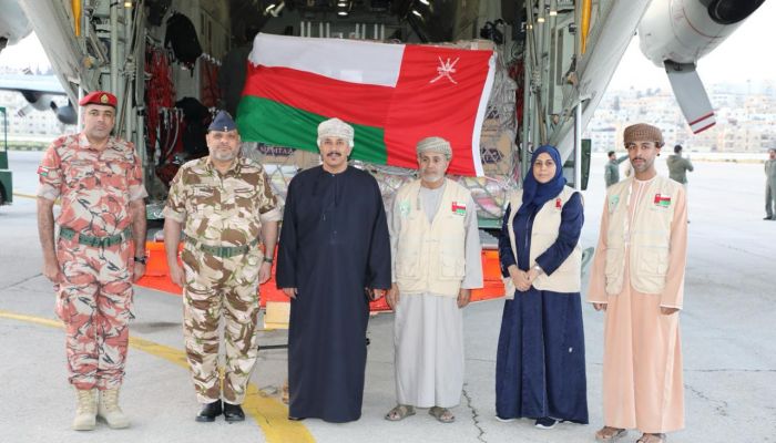 الهيئة العمانية للأعمال الخيرية تسيير الجسر الجوي الثالث من المساعدات لغزة