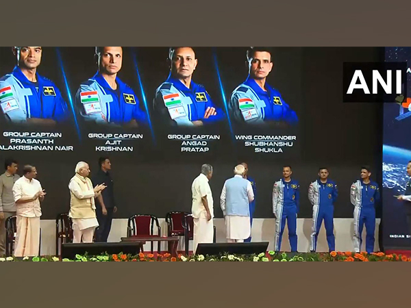 Indian PM Modi announces names of four-member Gaganyaan team