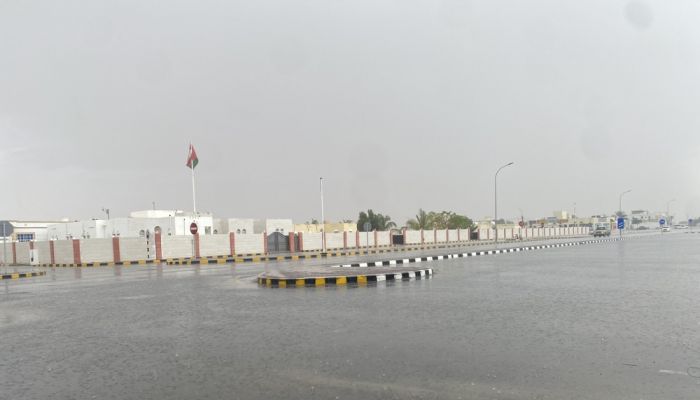 هطول أمطار غزيرة متفرقة على ولاية محوت