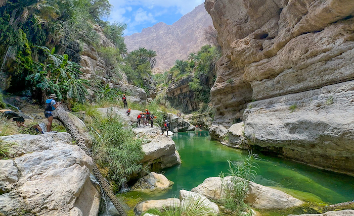 Wadi Tiwi combines diversity of nature, historical archaeological sites