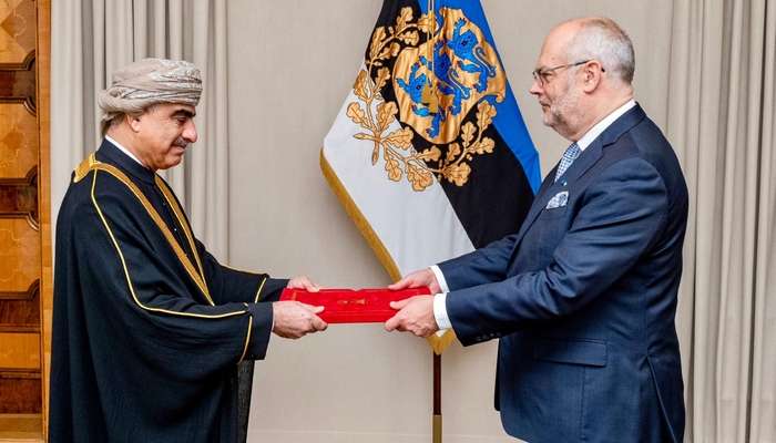 Oman’s envoy to UK presents credentials as non-resident ambassador to Estonia