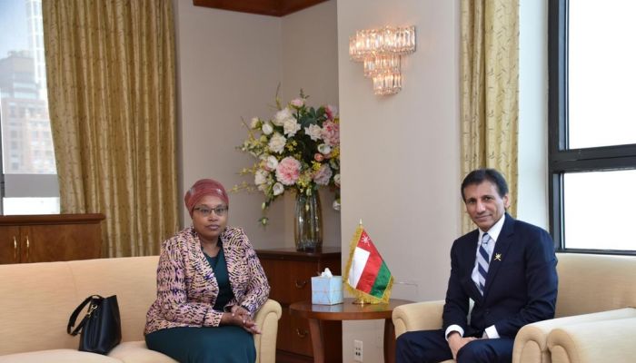 مندوب سلطنة عمان الدائم لدى الأمم المتحدة في نيويورك يلتقي بمسؤولة أممية