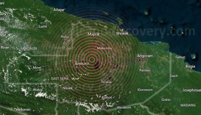 6.9-magnitude earthquake strikes Papua New Guinea