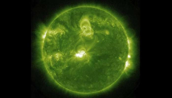 Geomagnetic storm from solar flare could disrupt radio communications and create striking aurora