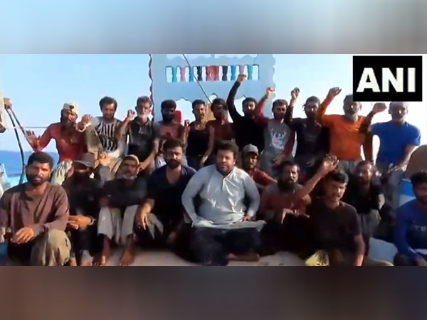 Pakistani crew raise 'India Zindabad' slogan after being rescued by Indian Navy from Somali pirates