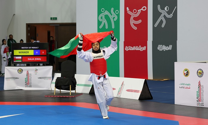 Oman taekwondo players  bag four gold, one silver