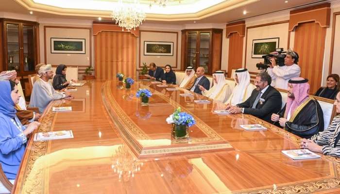 Sayyid Badr receives officials tasked with Combating Human Trafficking