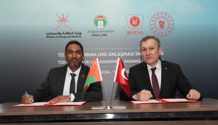 سلطنة عمان تزود تركيا بالغاز الطبيعي المسال