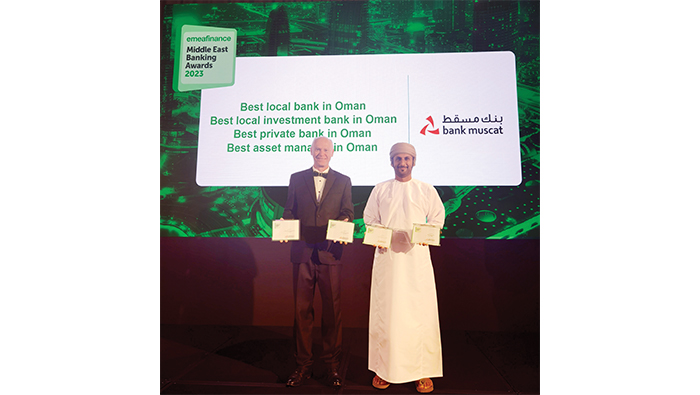 Bank Muscat grabs the Best Local Bank in Oman Award within EMEA Finance's Middle East Banking Awards