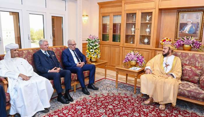 HH Sayyid Asa’ad receives President of Algerian National Assembly