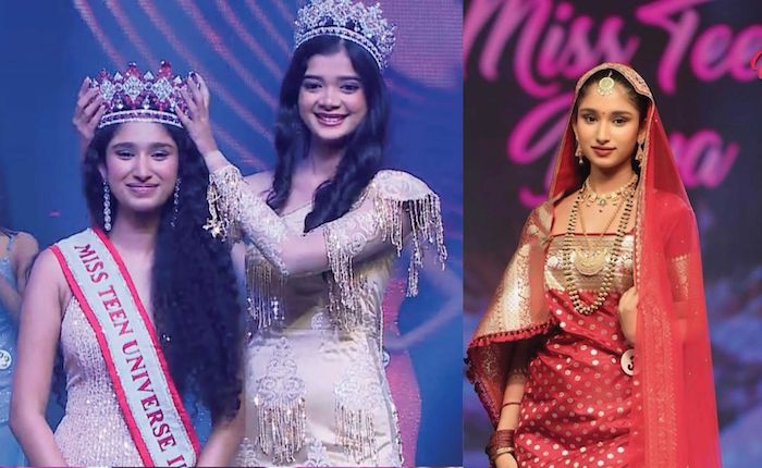 Former ISG student Carrisaa Bopanna  crowned Miss Teen Universe India