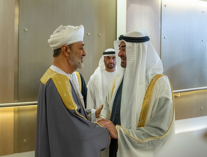 His Majesty Sultan Haitham bin Tarik arrives in Abu Dhabi