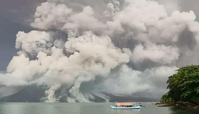 Indonesia's Ruang volcano erupts again, closing airport