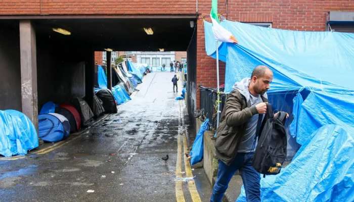 Ireland: Police dismantle migrant camp in Dublin