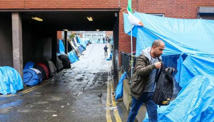 Ireland: Police dismantle migrant camp in Dublin - Times of Oman