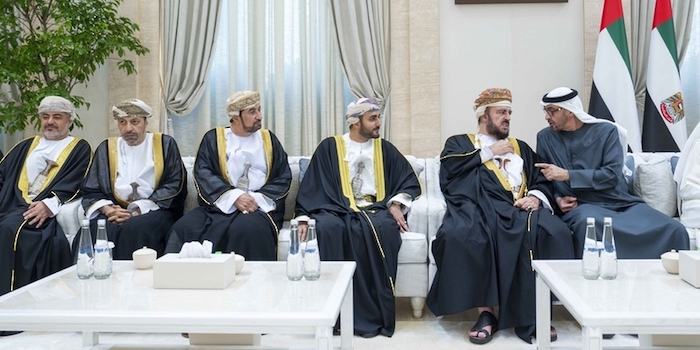 HH Sayyid Asa’ad Conveys HM The Sultan’s Condolences to UAE President