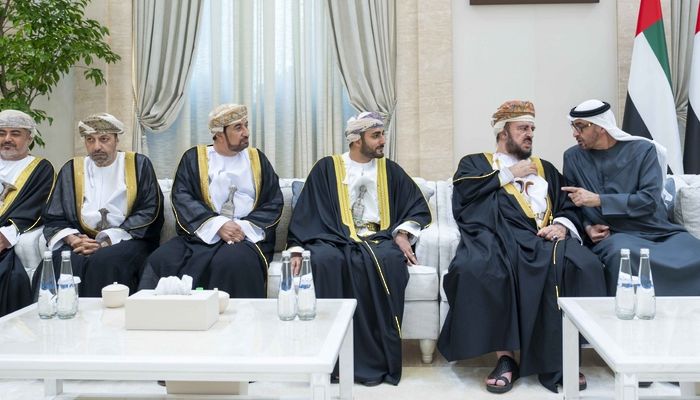 سمو السيد أسعد ينقل تعازي جلالة السلطان المعظم لأخيه رئيس الإمارات