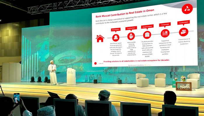 بنك مسقط يستعرض الخدمات والتسهيلات المصرفية التي يقدمها في مجال التطوير العقاري