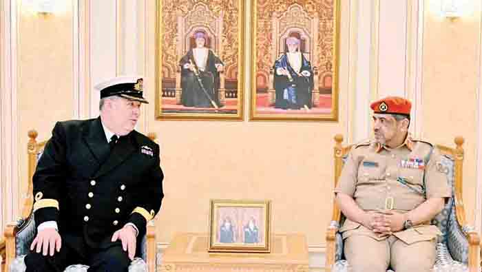 Maj. Gen Hamid receives top UK military official