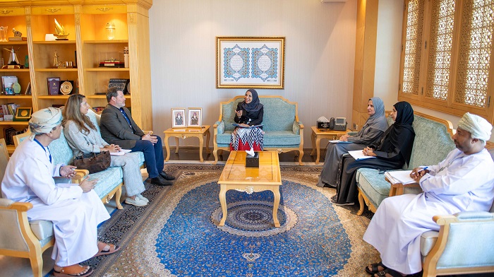 Dr. Madiha meets head of ABA Oman International School