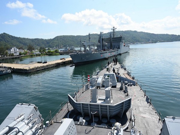 Indian Naval ships Delhi and Shakti arrive at Malaysia's Kota Kinabalu