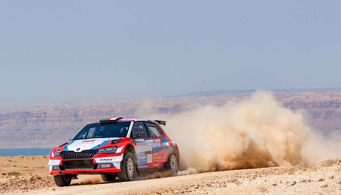 Oman Rally team’s Al-Rawahi and Al-Hmoud suffer Merc title setback after accident at Jordan Rally