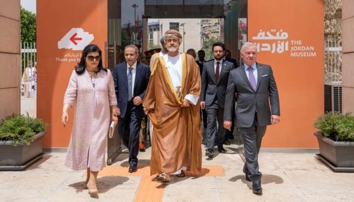 His Majesty the Sultan visits Jordan Museum