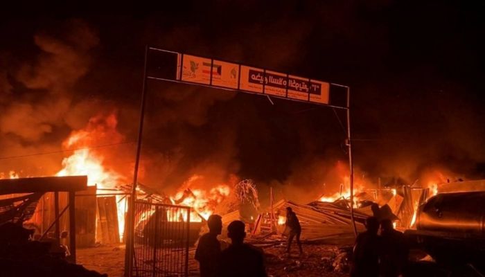 شهداء وجرحى في قصف الاحتلال خيام النازحين في رفح