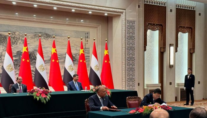 جلسة مباحثات بين الرئيسين المصري والصيني في بكين تناقش العلاقات الثنائية بين البلدين