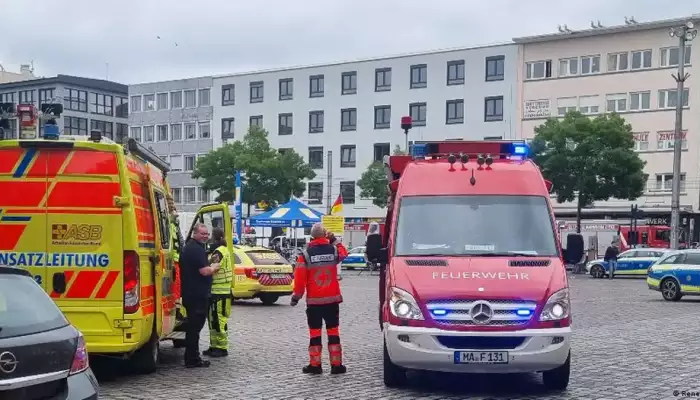 Germany: Knife attack in Mannheim, suspect shot