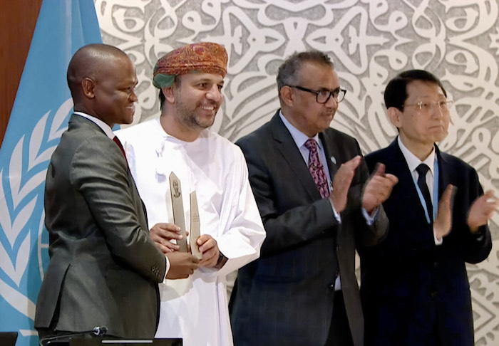 Three awards for Oman at WHO meet