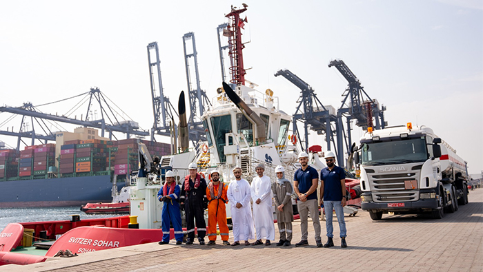 Sohar Port receives first shipment of biofuel for use in marine tug operations