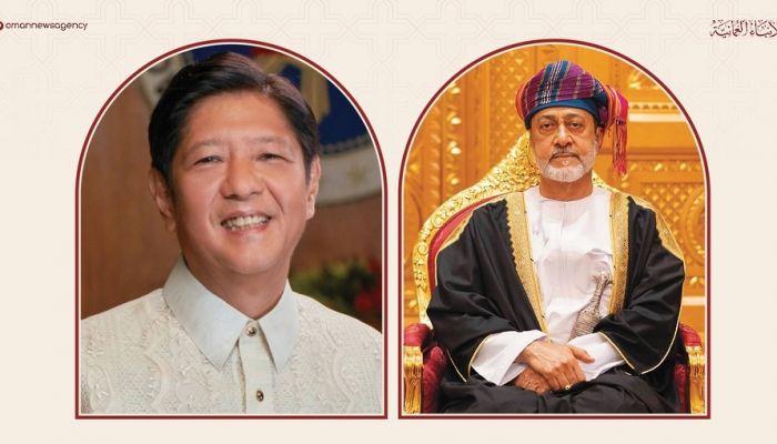 جلالةُ السُّلطان المعظم يهنّئ الرئيس الفلبيني