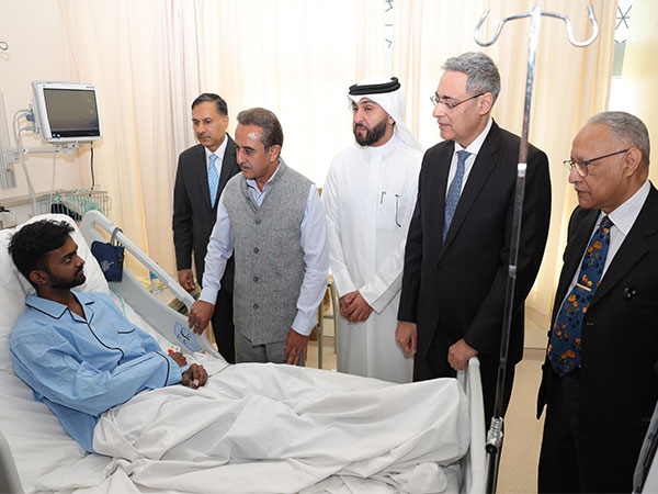 Indian Minister Kirti Vardhan Singh arrives in Kuwait, meets Indians injured in fire incident