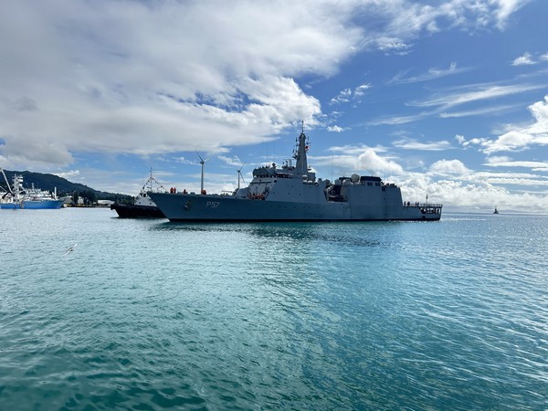 Indian Navy Ship Sunayna visits Port Victoria in Seychelles