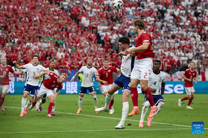 Denmark draws with England, Spain edges Italy in Euro 2024