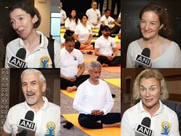 "India's gift to the world": Foreign diplomats celebrate Yoga Day in India