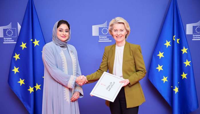 Head of Oman’s delegation to the European Union presents her credentials