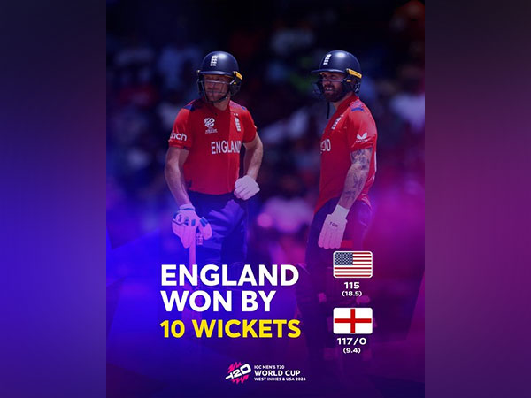 T20 World Cup 2024: Jordan, Buttler shine as England qualify for semis beating USA by 10 wickets