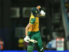 "7 in a row and off to the semi's": De Villiers following WI-SA T20 WC Super 8 clash