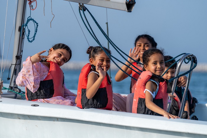 Hundreds of visitors to Barka Fort Nights festival try sailing with Oman Sail on Al Muraisi Beach