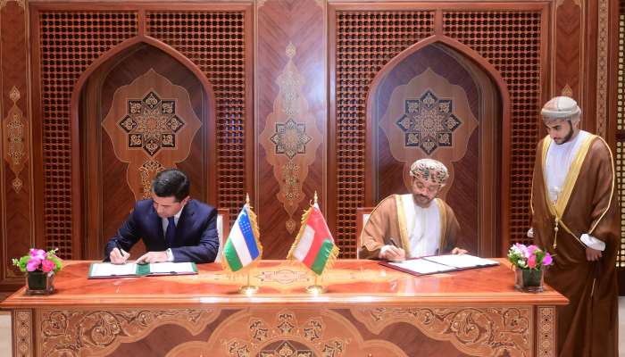 Oman, Uzbekistan hold talks