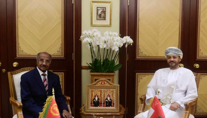 HM the Sultan receives written message from Eritrean President