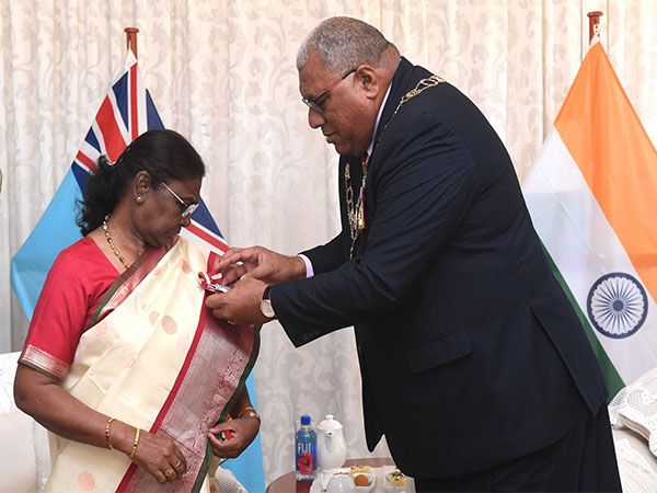 Indian President Droupadi Murmu conferred with Fiji's highest civilian award: MEA