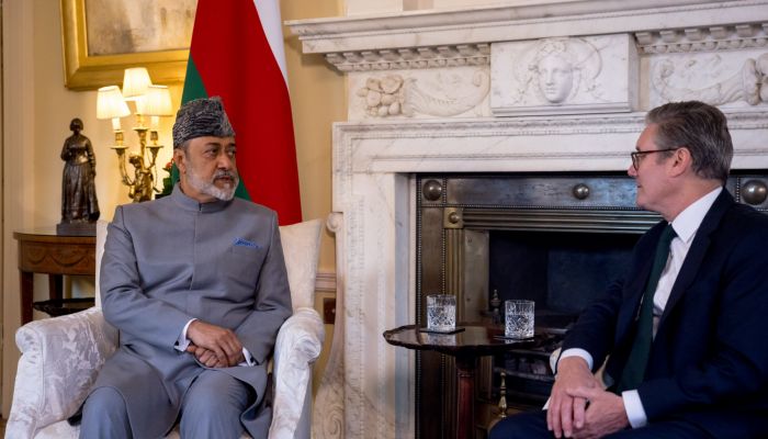 جلالة السلطان المعظم يلتقي برئيس وزراء المملكة المتحدة