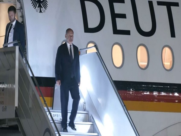 German Chancellor Olaf Scholz lands in Delhi for 2-day state visit