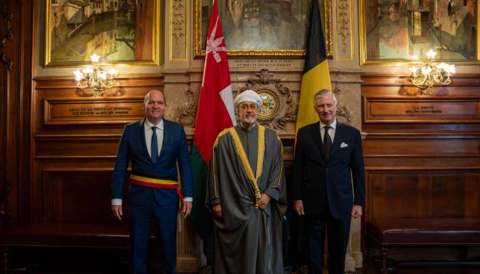 HM The Sultan visits Brussels Town Hall